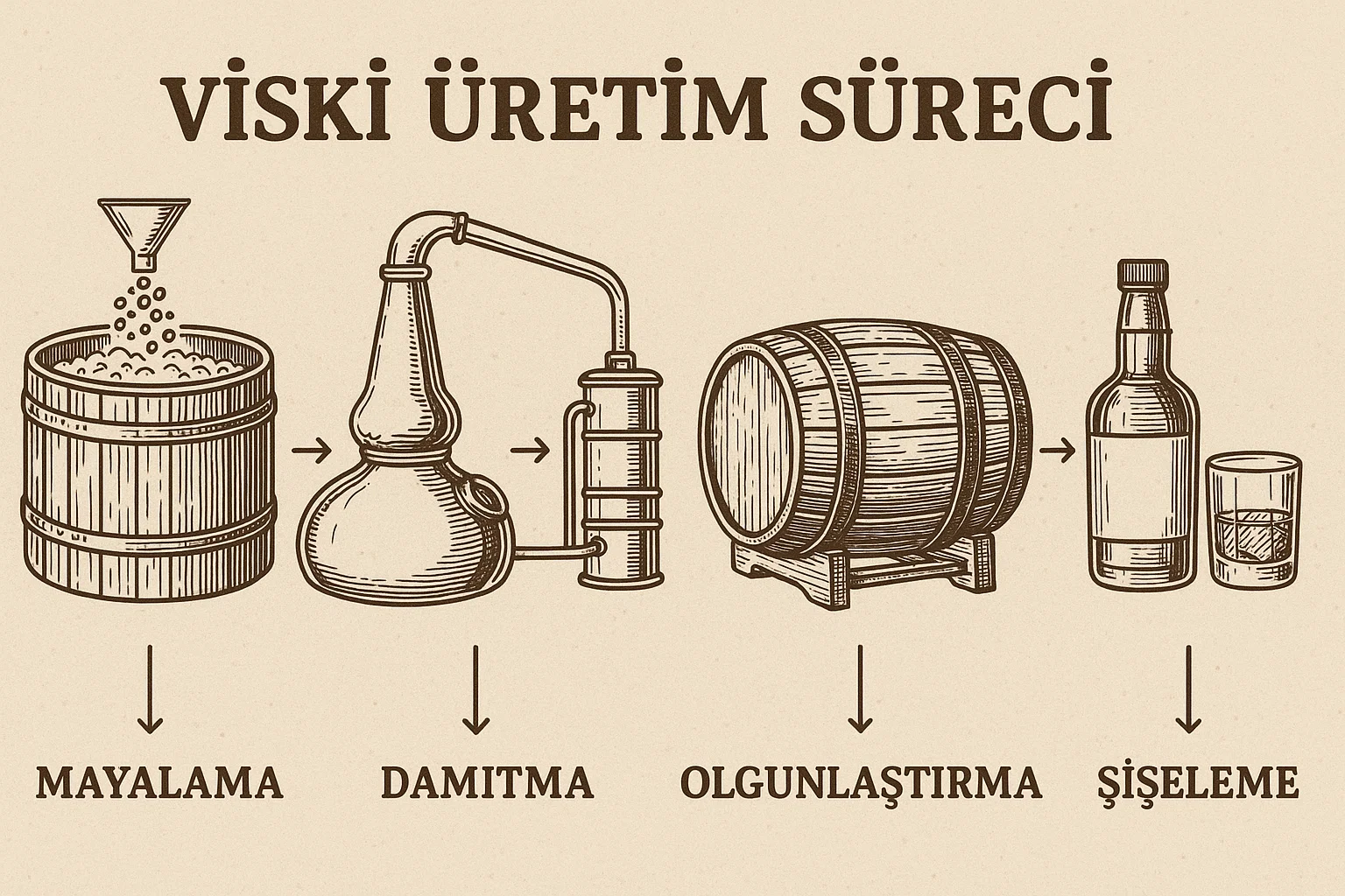 Viski Üretim Süreci
