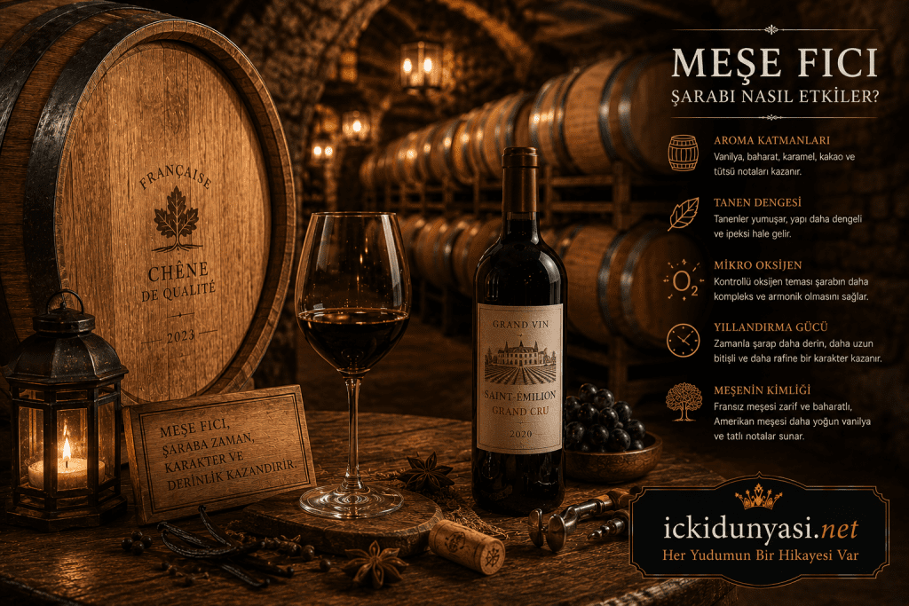 Meşe Fıçı Şarap Meşe Fıçı Şarap