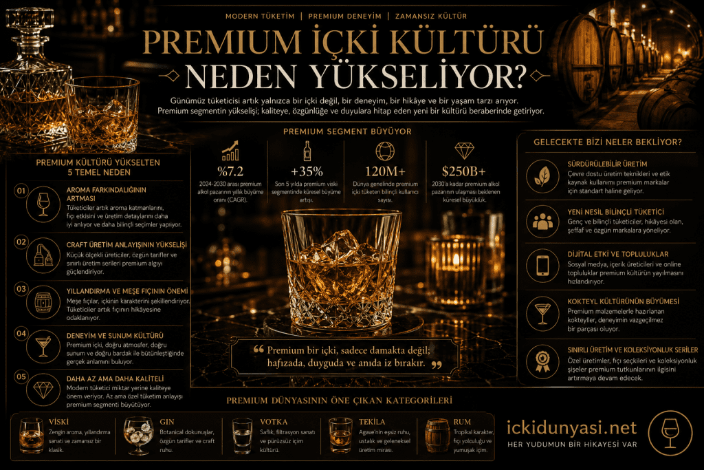 Premium İçki Kültürü Yükselişi Premium İçki Kültürü Yükselişi