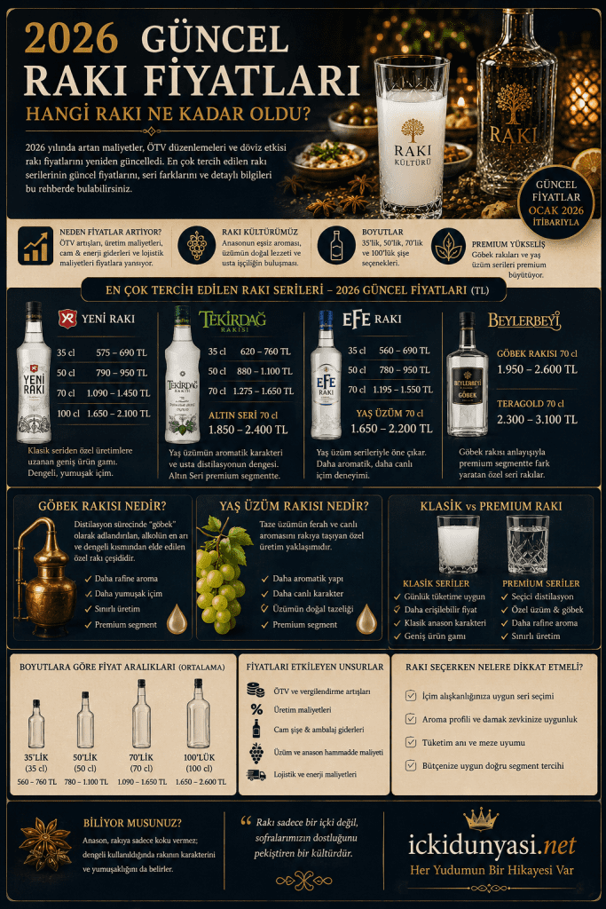 Rakı Fiyatları 2026 Rakı Fiyatları 2026