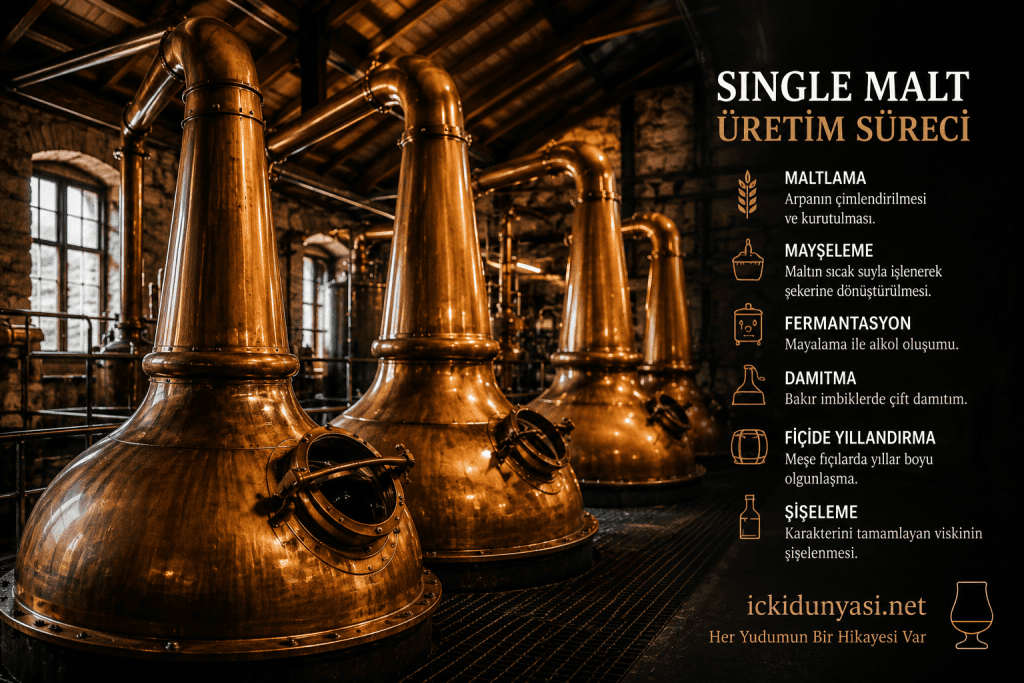 Single Malt Üretim Süreci Single Malt Üretim Süreci